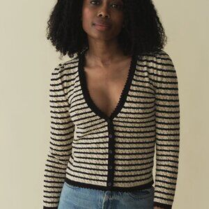 NWT Doen Chandel Cardigan in Allaire Stripe S